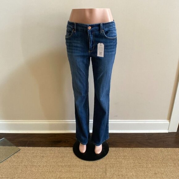 Seven7 Bootcut Jeans in Medium Blue Wash, size 12 - Picture 14 of 16